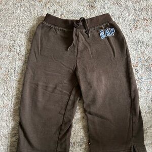 GAP Brown Straight leg pants with Blue Logo